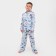 Pajama nursery from a flannel (shirt, trousers) KAFTAN "Dino", size 98-104, blue