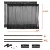 Sunglasses sliding curtains L D*B: 50*47-53cm, Black color AIRALINE ASPS-S-07