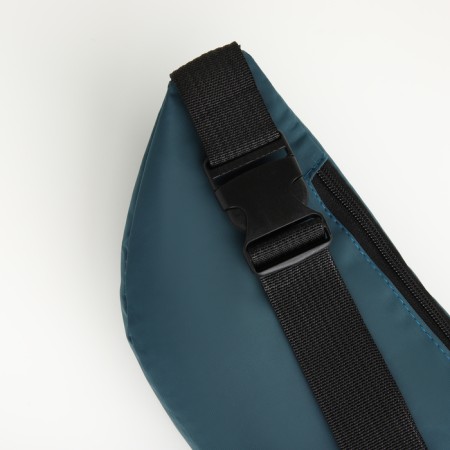 Lightning waist bag, 3 outer pockets, green color-4