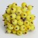 Decorative berries, yellow, 7 × 6 × 7 cm, 40 berries
