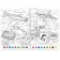 Coloring by numbers "Military equipment", 16 pp., A4 format