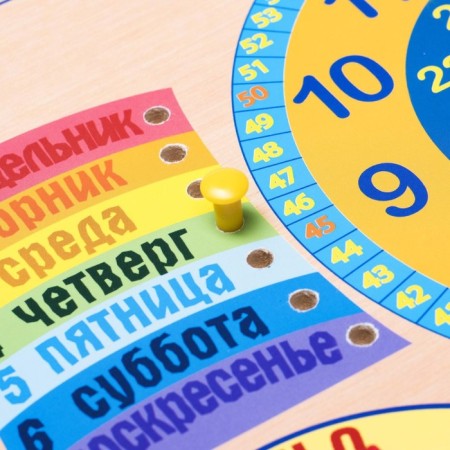 Developing board “Calendar of nature. Watch"-3
