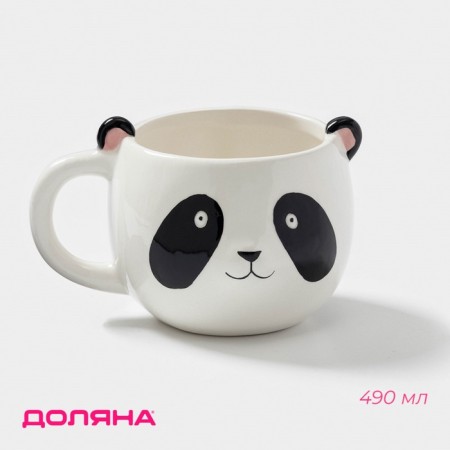 Panda Dolyana mug, 490 ml, white