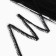 Black braid with festons 1.1 cm, 50 m