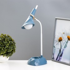 Delser table lamp LED 3W USB AKB Blue 14x13x39 cm Risalux