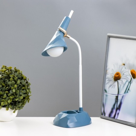 Delser table lamp LED 3W USB AKB Blue 14x13x39 cm Risalux