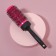 Thermal caring is professional, ventilated, D = 4.4 cm, pink/black color