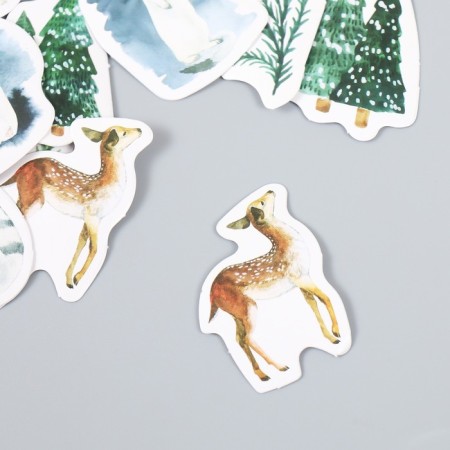 Stickers for creativity "Fog Forest" set of 45 pcs 4.4x4.4x1.1 cm-1