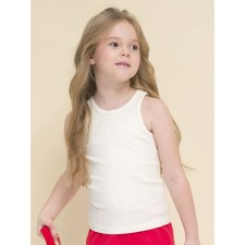 T -shirt for girls, height 110 cm, milk color