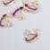 Decor for creativity metal, enamel "Kitenok with a fountain" gold 1.5x2 cm