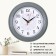Watch wall, interior "ruby", d-21 cm, gray case