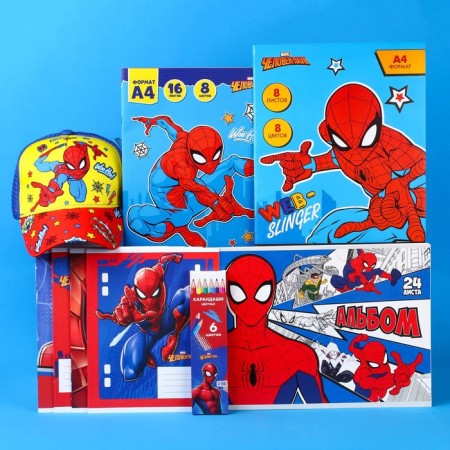 Gift set for a boy, 9 items, Spider-Man-1
