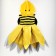 Carnival set "Sweet Bee", dress, rim, height 98-104 cm