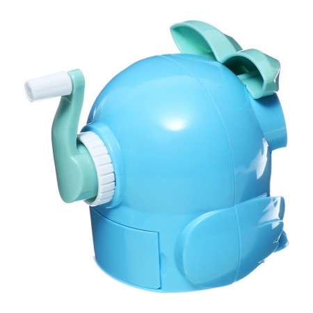 Mechanical sharpener with the container owl blue-13