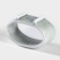 Porcelain-porcelain ring "Watercolor", color light gray