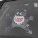 New Year's Auto Line "Happy New Year", a cat, on suction cups