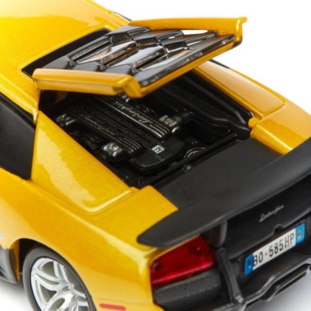 BBURAGO MURCIELAGO LP 670-4 SV, Die-Cast, 1:32, yellow color-3