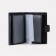 Male purse on the button for auto documents and passports, black color