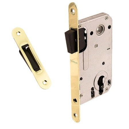 Magnetic latch Marlok CX8550et, under the cylinder m/o 85mm, color gold