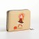 Lightning wallet, card for cards, for coins, beige color