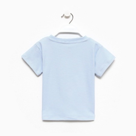 Baby Basic Line Strip T-shirt, r.28 (86-92 cm), blue/white-8