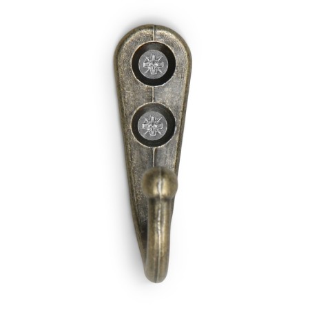 Hook furniture tundra TKO023, one -rod, bronze color-2