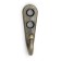 Hook furniture tundra TKO023, one -rod, bronze color