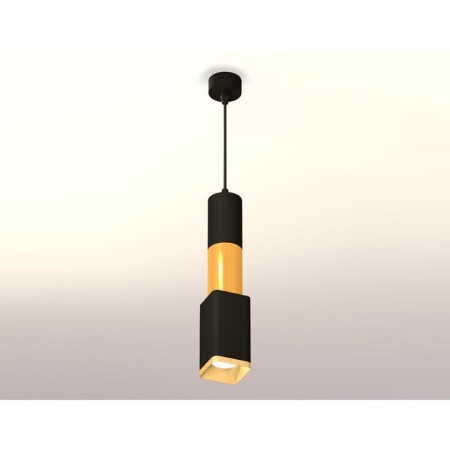 Ambrella Light, Techno, XP7821015, GU5.3, Black Sand, Gold, Yellow polished,-1