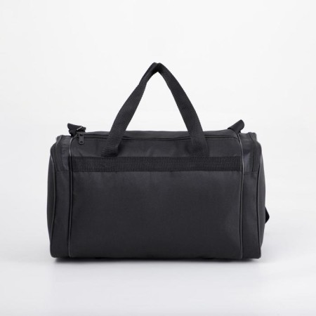 Sports bag with lightning, 3 outer pockets, black color-1