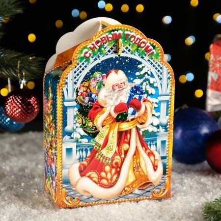Gift box "Dress Santa Claus", 17 x 8 x 28 cm
