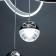 Lamp with the PDU "Mona" LED 170W 3000-6000K White 49x49x19-119 cm