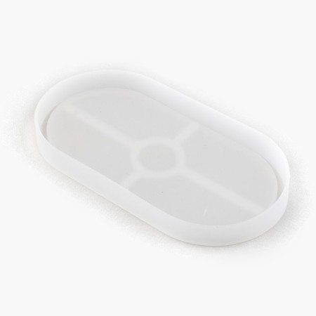 Mold is universal silicone. A mold for creativity "Ovalny Patron", 18 x 19 cm-3