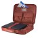 Business bag, lightning department, external pocket, red color