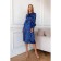 Women's dress, size 42, blue color, black 5586
