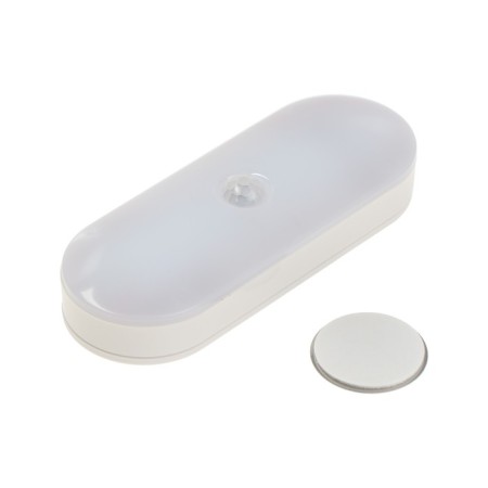 LED lamp with a motion sensor, 6 LED, 2 W, from BAT. 3*aaa, 6500k, white-3