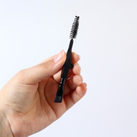 A set of makeup brushes "mini", 2 pcs, black color-4