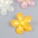 Decor for creativity plastic "Flower with a yellow middle" glow in the dark mix 1.4x4x4 cm 92426