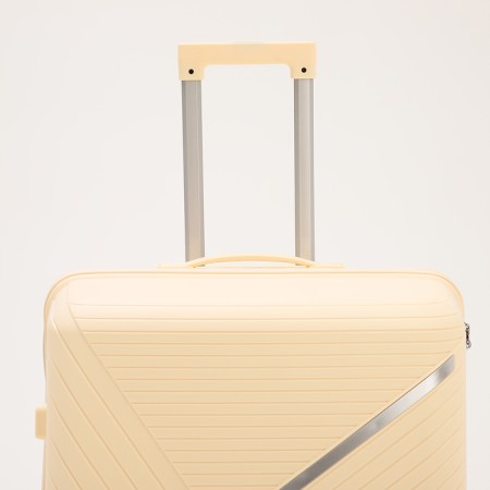 Big suitcase 28 ", lightning department, code castle, 4 wheels, beige color-4