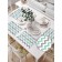 Set of napkins for setting the table "Pale zigzags", rectangular, size 32x46 cm, 4 pcs