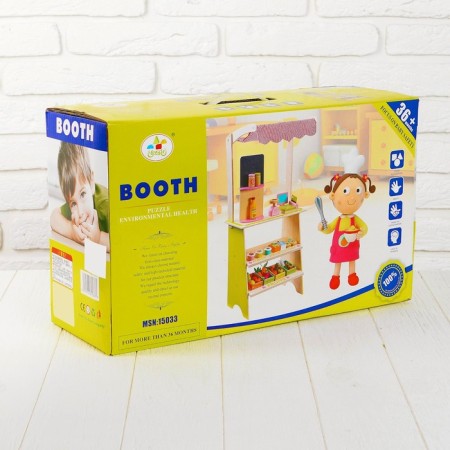 Game set "Play the store", wooden products in the set-8