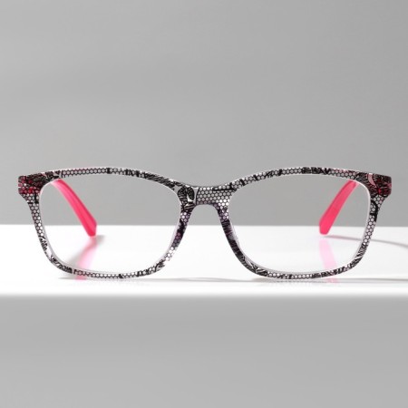 GAS GA0466 (color: C3 black print, pink; diopter: +1; tint: no)-2