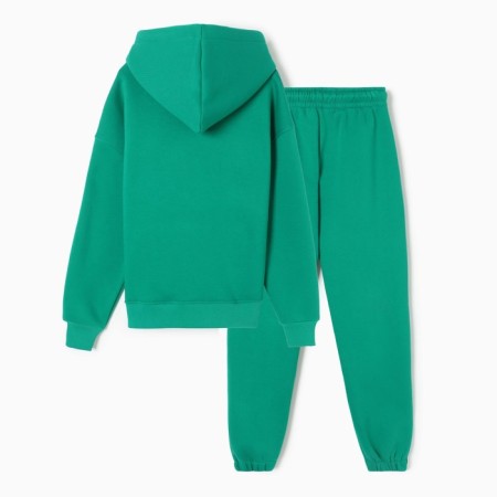 Women's costume (sweatshirt/pants), dark green color, size 44 (m)-6