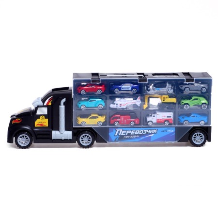 Truck "Carrier", included 10 cars and 2 helicopters-1
