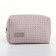 TEXTURA lightning cosmetic bag, pink color