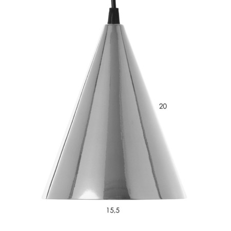 Lamp Bayerlux suspension Bayerlux "cone" 3he14 40W chrome d = 16, h = 20+60 cm-5
