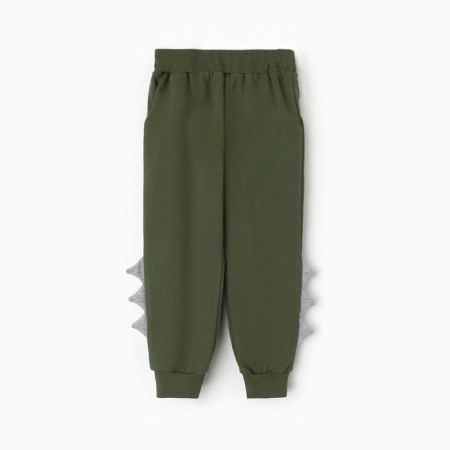 Pants for a boy, khaki color, height 80 cm-3