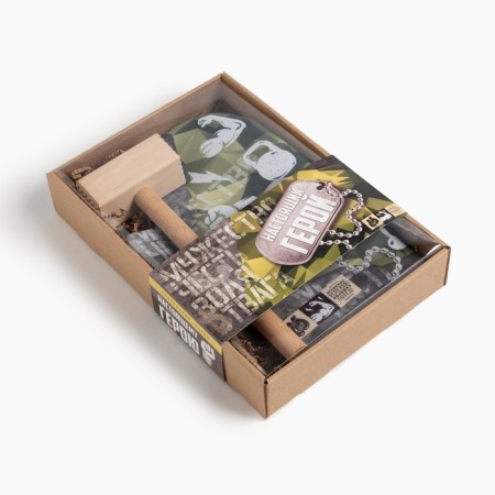 Kitchen set "Real Hero", mittens-output 20x28cm, wooden hammer-5
