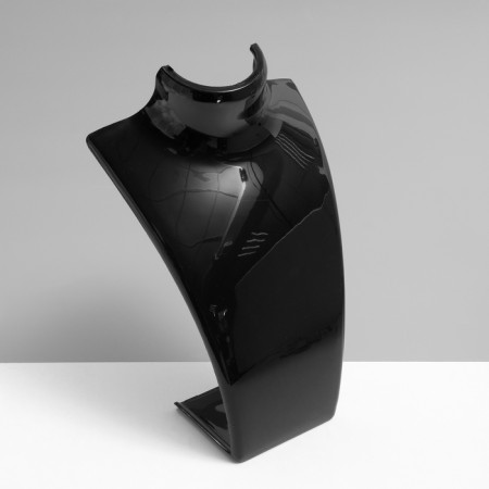 Bust for jewelry, 13.5 × 10.5 × 20 cm, h = 20 cm, black color, glossy-2