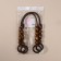 Handles for a bag, 2 pcs, 44.5 × 4.5 cm, brown color