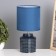 Table lamp "Catherine" 1x40W E14 blue 13x13x25cm